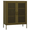 Lady Jillian -  Storage Cabinet Olive Green 80x35x101,5 cm Steel - Model 4